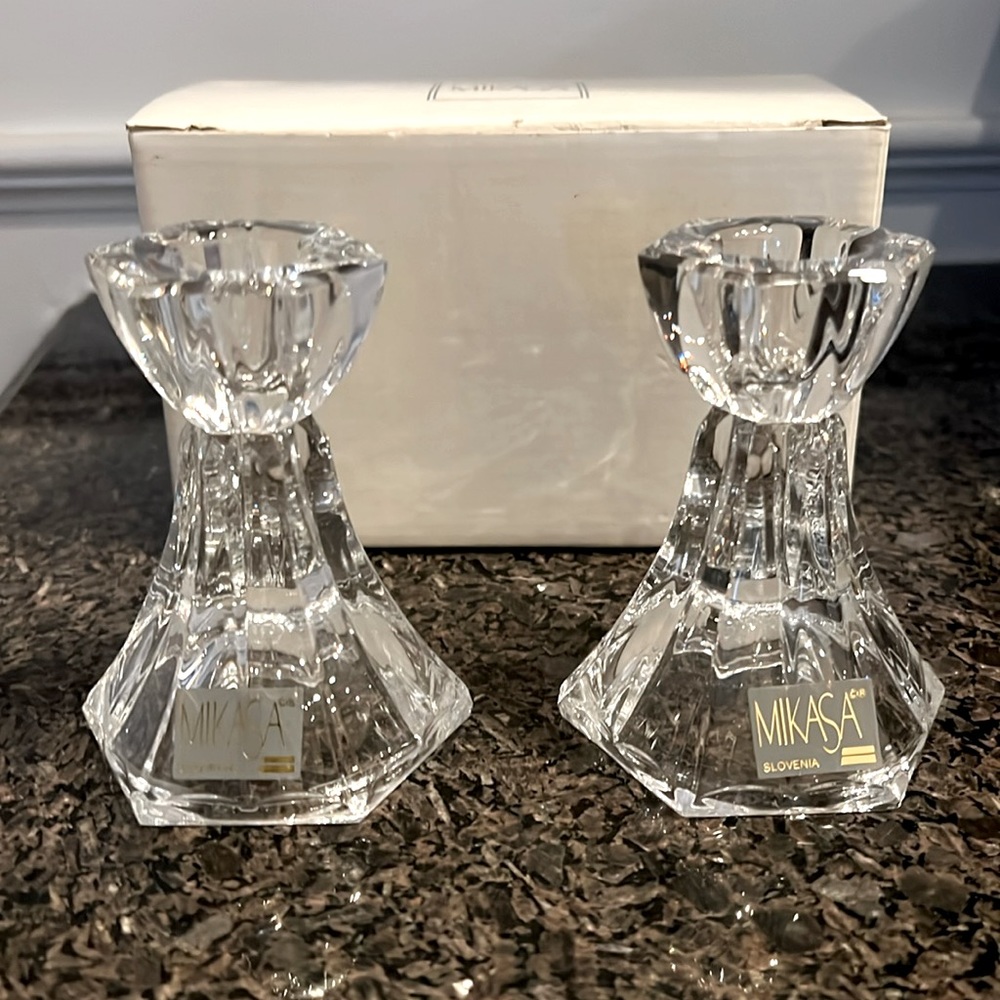 Mikasa Candlestick Holders